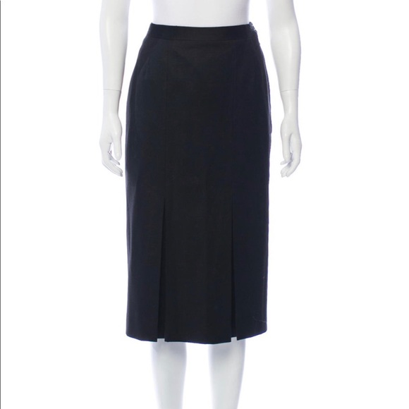 🚫SOLD🚫 Vintage Burberry Pleated Wool Skirt IT 42 EUC - Picture 2 of 5